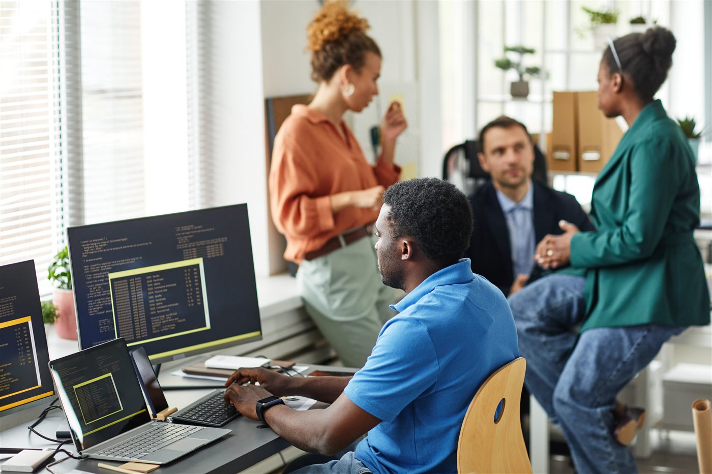 IT professionals supporting managed technology operations and business infrastructure